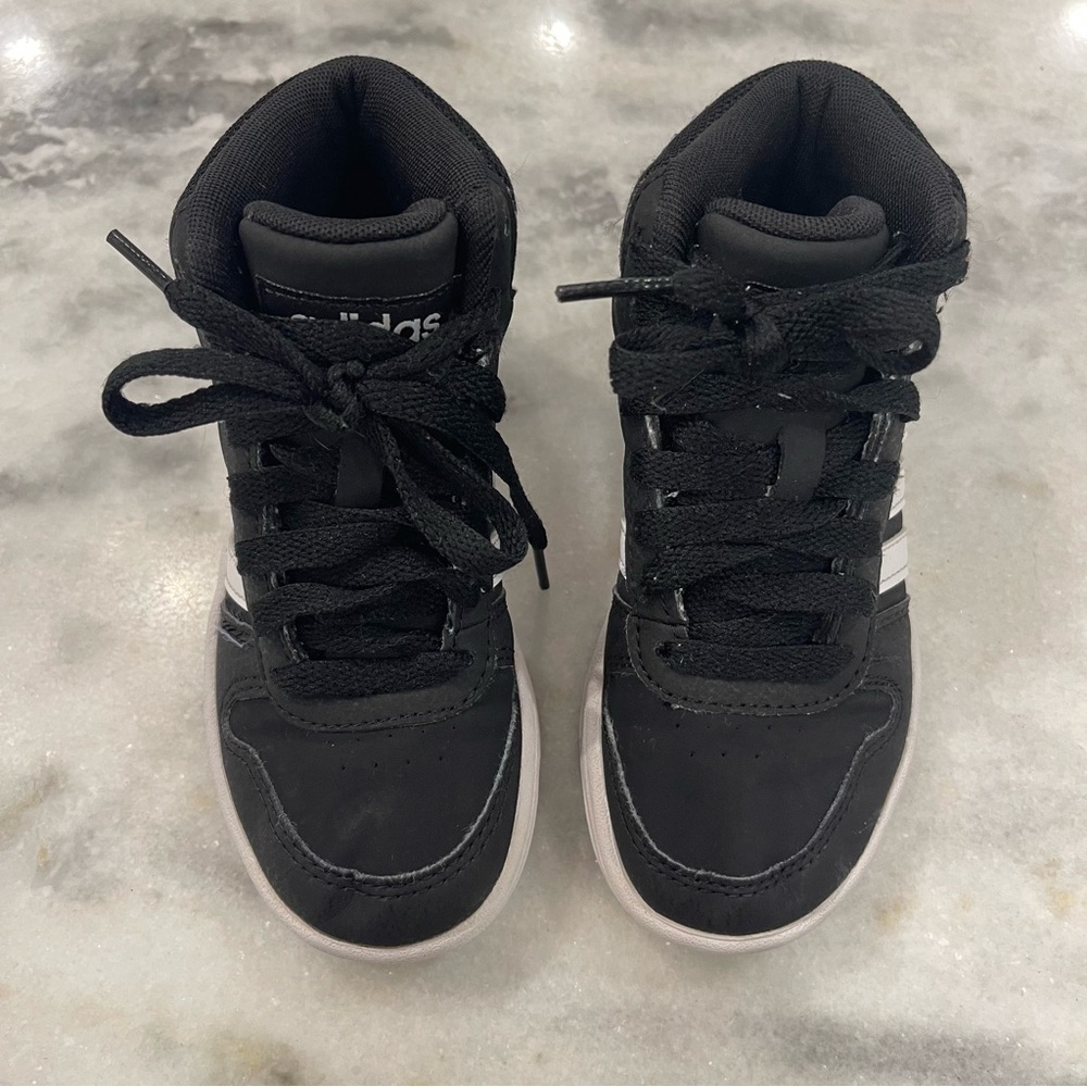 Adidas Kids Hoops Basketball Mid Rise Tennis Shoes Size 11K